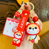 Cute Shiba Inu Keychain Car Key Chain Resin Holder Gift