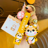 Cute Shiba Inu Keychain Car Key Chain Resin Holder Gift