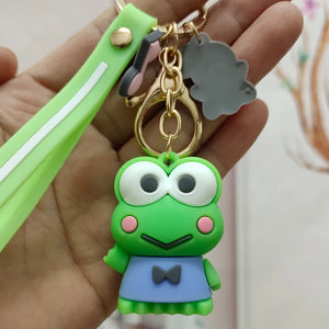 Cartoon Dog Keychain Glue Pudding Happiness DIY Bag Accessories