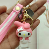Cartoon Dog Keychain Glue Pudding Happiness DIY Bag Accessories