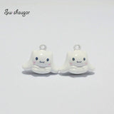 Long Ears Dogs Animal Bell Charms for Pet Necklace