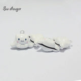 Long Ears Dogs Animal Bell Charms for Pet Necklace