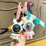 Love Lightning Rabbit Astronaut Keychain Anime Pendant Bag Charm