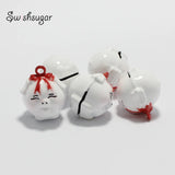 Lucky Pig Jingle Bell Charms DIY Craft Jewelry Accessories for Kids