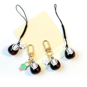 Cartoon Metal Jingle Bell Charm String Pendant for Kids