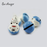 Metal Frog Jingle Bell Charms Necklace for Kids, Cat, Dog