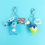 Monster University Keychain Anime Key Ring Boyfriend Gift