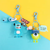 Monster University Keychain Anime Key Ring Boyfriend Gift
