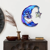 Cartoon Moon Star Wall Decor Silicone Mold for Epoxy Resin Craft