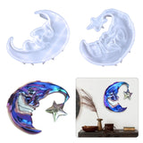 Cartoon Moon Star Wall Decor Silicone Mold for Epoxy Resin Craft