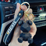 Nordic Bunny Doll Keychain Punk Rabbit Keyring Couple Accessory
