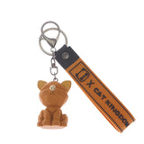 Nordic Cat Keychain Resin Kitten Bag Pendant Gift Llaveros Para