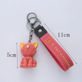 Nordic Cat Keychain Resin Kitten Bag Pendant Gift Llaveros Para