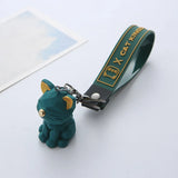 Nordic Cat Keychain Resin Kitten Bag Pendant Gift Llaveros Para