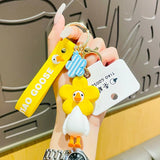Goose Doll Keychain Couple Accessorie Duck Keyring Girl Bag Pendant Gift