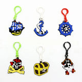 Pirate PVC Keychain Halloween Gift for Bags Accessories