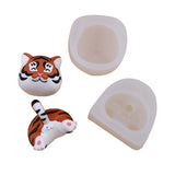 Cartoon Panda Silicone Resin Mold Tiger Casting Molds Epoxy Resin Mold for Craft