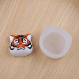 Cartoon Panda Silicone Resin Mold Tiger Casting Molds Epoxy Resin Mold for Craft