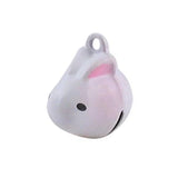 Rabbit Jingle Bell Charm for Kids Holiday Gift Pendant