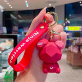 Resin 3D Rabbit Keychain For Men Women Bag Gift