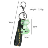 Cartoon Kitten Keychain Cat Bag Trinket Llaveros Para