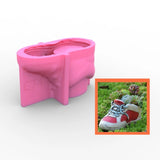 Cartoon Shoes Flowerpot Pen Holder Epoxy Mold DIY Crafts
