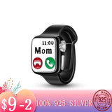 Cartoon SmartWatch Mom Family Love Silver Beads Charm for Bracelet Necklace DIY