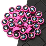 Cartoon Space Clay Beads 20-120pcs Rocket Star Moon Polymer Beads DIY Bracelet