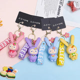 Cartoon Stand Rabbit Boudoir Key Ring Chain Bag Pendant Accessories Key Chain