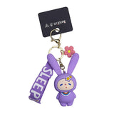 Cartoon Stand Rabbit Boudoir Key Ring Chain Bag Pendant Accessories Key Chain