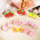 Butterfly Ear Clips for Kids - Resin Earrings
