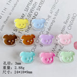 Cartoon Bear Beaded Drop Oil Bracelet DIY Material