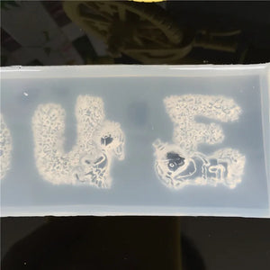 Cartoon Bunny Mouse Love Liquid Silicone Mold for DIY Resin Jewelry