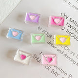 Acrylic Transparent Drip Oil Envelope Beaded DIY Earrings Hair Accessories