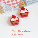 Cartoon Oil Dripping Rabbit Bear Phone Chain DIY Material