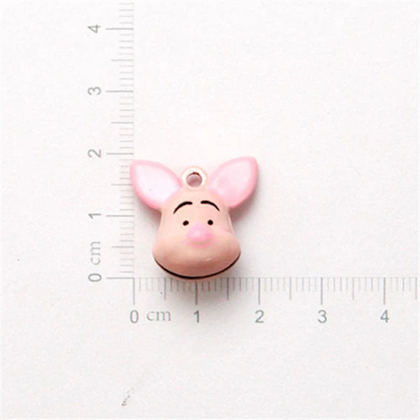 Cartoon Animal Bell Charms Pendant for Kids Home Party Decor Jingle Bell Favors