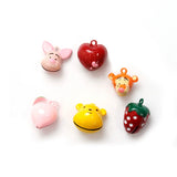 Cartoon Animal Bell Charms Pendant for Kids Home Party Decor Jingle Bell Favors