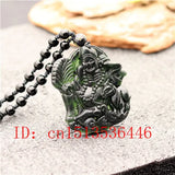Carved Buddha Real Jade Pendant Natural Chinese Green Necklace Charm