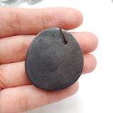 Carved Hematite Horse Head Pendant Bead