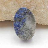 Carved Lapis Buddha Head Pendant Bead 24x15mm