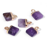 Carved Mini Bag Shape Stone Pendant Natural Stone Charm
