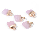 Carved Mini Bag Shape Stone Pendant Natural Stone Charm