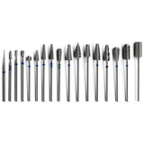 Tungsten Steel Wave Grinding Needle + Dental Grinding Head Ball Drill