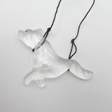 Animal Quartz Pendant Semi-Precious Stone Jewelry Accessory