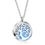 Life Tree Pendant Perfume Essential Oil Aromatherapy Necklace