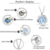 Life Tree Pendant Perfume Essential Oil Aromatherapy Necklace