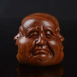 Wood Carving Ornaments WenWan Simian Handcrafted Wooden Crafts