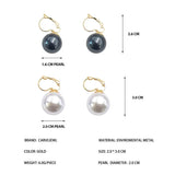 Big Pearl Clip-on Earrings for Women