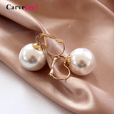 Big Pearl Clip-on Earrings for Women