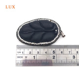 Leaf Rhinestone Crystal Glass Beads Women Pendant Wisdom Charm Necklace